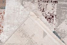 Lade das Bild in den Galerie-Viewer, Stilvoller Teppich mit Vintage-Charakter Fransenteppich, dezente Farben, Vintage - Design