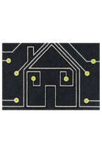 Lade das Bild in den Galerie-Viewer, Living Mat 60 Anthrazit / Weiß / Gelb 64cm x 168cm
