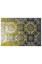 Lade das Bild in den Galerie-Viewer, Living Mat 56 Anthrazit / Gelb 64cm x 168cm
