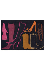 Lade das Bild in den Galerie-Viewer, Living Mat 17 Braun / Violett / Orange 64cm x 168cm
