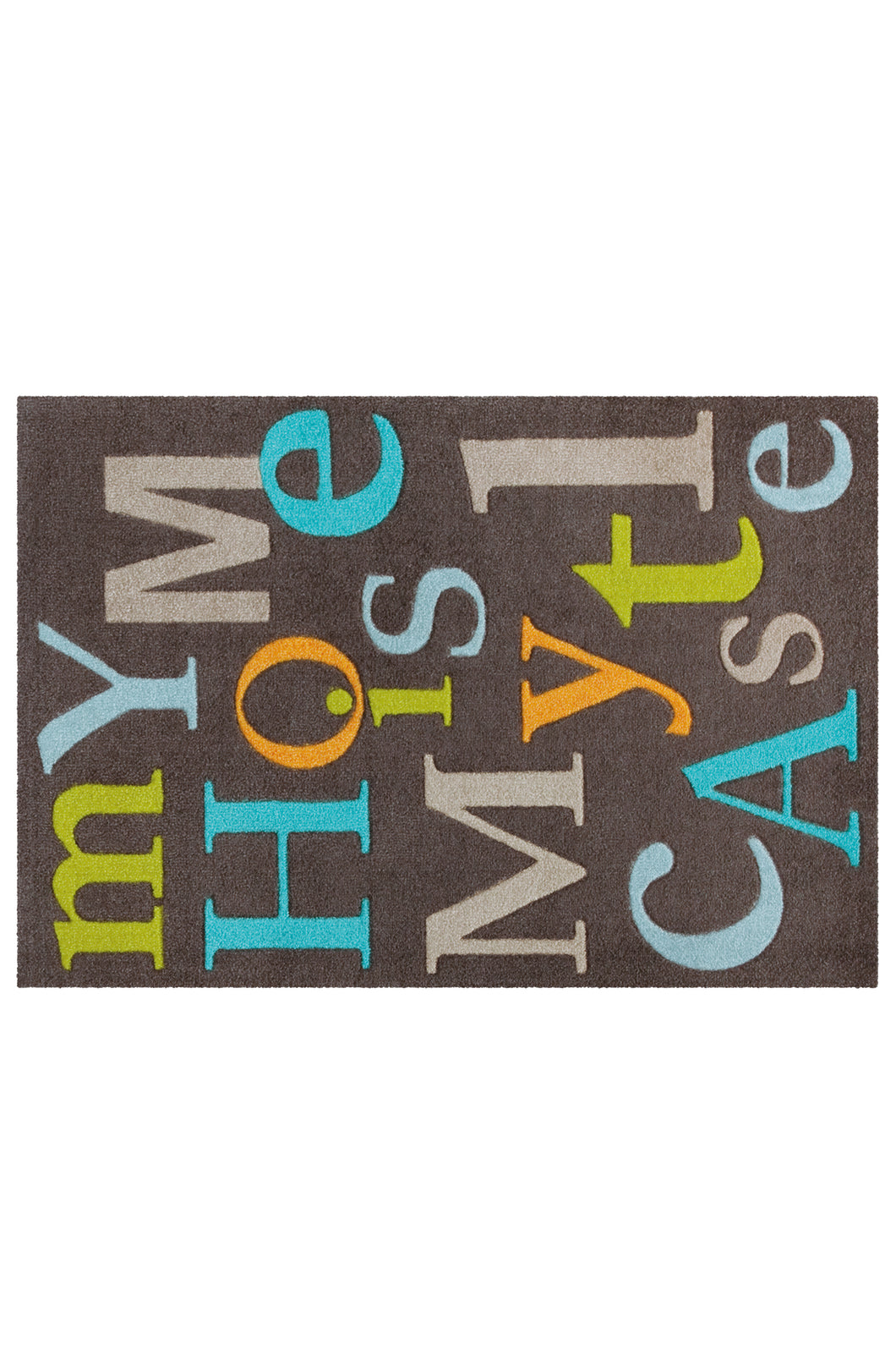 Living Mat 16 Multi / Braun 64cm x 97cm