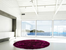 Lade das Bild in den Galerie-Viewer, Diamond 725 Violett / Schwarz 120cm x 120cm
