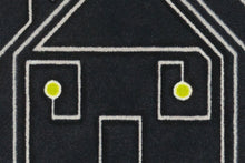 Lade das Bild in den Galerie-Viewer, Living Mat 60 Anthrazit / Weiß / Gelb 64cm x 168cm
