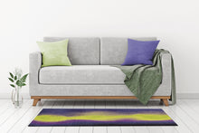 Lade das Bild in den Galerie-Viewer, Living Mat 28 Violett / Gelb 42cm x 64cm
