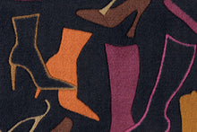 Lade das Bild in den Galerie-Viewer, Living Mat 17 Braun / Violett / Orange 64cm x 168cm
