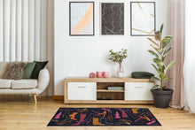 Lade das Bild in den Galerie-Viewer, Living Mat 17 Braun / Violett / Orange 64cm x 168cm
