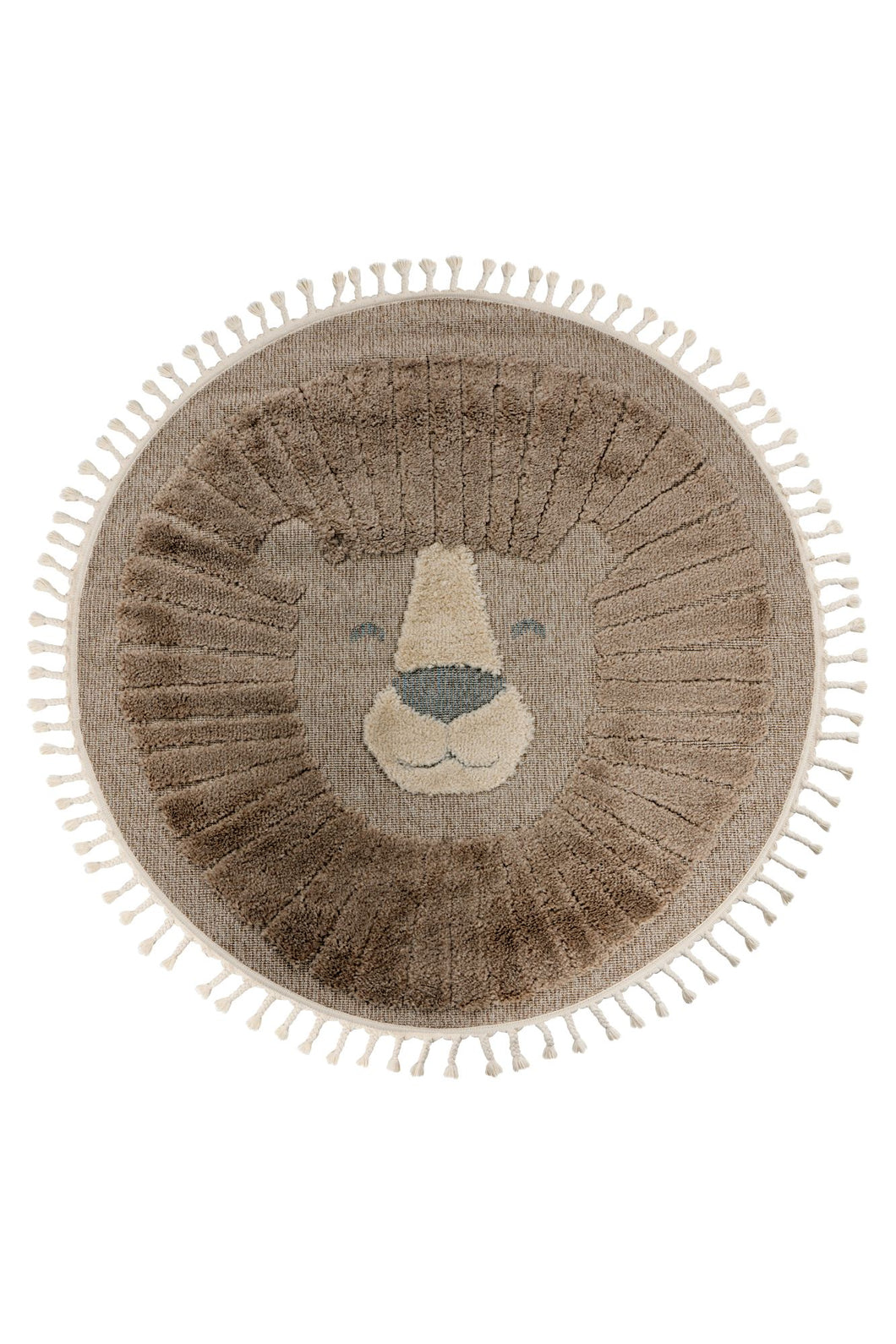 Modena 424 Lion 133cm x 133cm Kinderteppich Rund