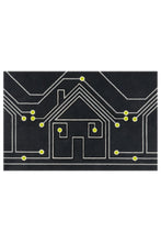 Lade das Bild in den Galerie-Viewer, Living Mat 60 Anthrazit / Weiß / Gelb 64cm x 168cm
