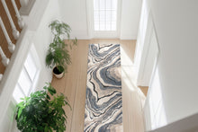 Lade das Bild in den Galerie-Viewer, Firenze 486 Blau 80cm x 300cm
