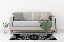 Lade das Bild in den Galerie-Viewer, Living Mat 21 Schwarz / Silber 64cm x 168cm
